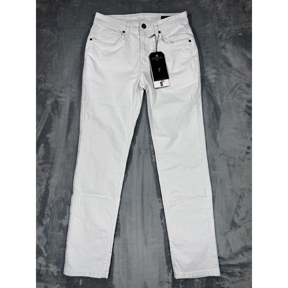 The Perfect Jean NYC Slim Thick Blanco White Jeans 28x30 JU9T5WBLN30